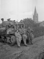 Sherman tank and crew, 3rd/4th County of London Yeomanry (Sharpshooters), North West Europe, 1944 (c)
