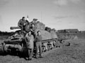 Sherman tank and crew, 3rd/4th County of London Yeomanry (Sharpshooters), North West Europe, 1944 (c)
