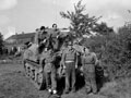 Sherman tank and crew from B Squadron, 3rd/4th County of London Yeomanry (Sharpshooters), 1944 (c)