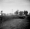 44th Royal Tank Regiment advancing along the Mozzagrogna-Fossacesia road, Italy, 1943