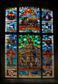 Memorial to the Indian Soldier II, stained glass window, 1970