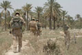 Soldiers from A Company 5th Battalion the Rifles mount a patrol from Forward Operating Base (FOB) Oxford, Iraq, 2009