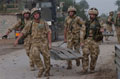 73 Armoured Engineer Squadron 21 Engineer Regiment construct a bridge, Latifiyah, Iraq, 2004