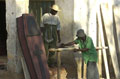 A coffin shop in Wisikoti, Exercise NORTHERN HUSKY, Malawi, 2002