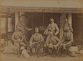 Major General George White and his staff, Burma, 1886 (c).