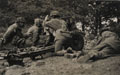 A six-pounder anti-tank gun in action, Oosterbeek, 20 September 1944