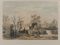 'View from General Outram's Head Quarters [Dr Fayrer's House]. Looking Towards Palaces of Furrad Bux and Chuttur Munzil', 1858 (c)