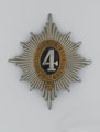 Helmet plate, other ranks, 4th (Royal Irish) Dragoon Guards, 1871-1914