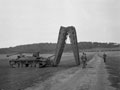 A Scissors bridge, Kiel, Germany, 1945