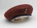 Wool beret made by Prisoners of War in Germany for Lieutenant Timothy Hall, Royal Engineers