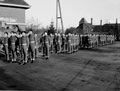 '"A" Squadron parade at Stramproy', 3rd/4th County of London Yeomanry, Holland, 1944