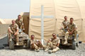Army chaplains at Camp Bastion, Helmand, Afghanistan, 2008