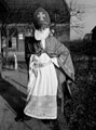 'Oliver Woods as St. Nicholas, the Dutch equivalent of Father Christmas on Christmas Day 1944 at Asten, Holland'