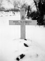 The grave of Trooper George Russell, 3rd/4th County of London Yeomanry (Sharpshooters), killed in action, Wanssum, 8 January 1945