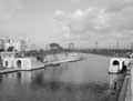 Swing bridge, Taranto, Italy, January 1944