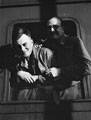 'Jacko & Tubby', 3rd County of London Yeomanry (Sharpshooters) on train, prior to leaving Italy, January, 1944