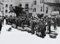 Inspection of Army Commandos at Komiza on the island of Vis in Dalmatia, February 1944