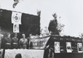 Thomas Churchill of the British Military Mission attending the May Day celebrations of the 26th Infantry Division, 1 May 1944