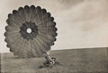 Parachute training at an RAF station in Britain, May 1944