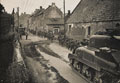 British reinforcements in a Normandy village, June 1944