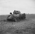 'Douglas Endacott's brewed tank at Udem', 3rd/4th County of London Yeomanry (Sharpshooters), Germany, 1945