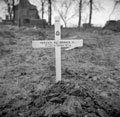 Temporary grave of Sergeant Charles Dennis, 3rd/4th County of London Yeomanry (Sharpshooters), Germany, February 1945
