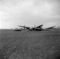 Abandoned gliders after the crossing of the Rhine, March 1945