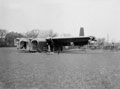 Abandoned Allied gliders after the crossing of the Rhine, March 1945
