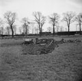 The wreckage of a crashed Allied glider, Hamminkeln, Germany, March 1945