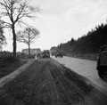 British infantry carriers near Unterstedt, Lower Saxony, Germany, 1945