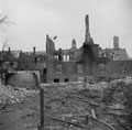 'Bomb damage at Hamburg', Germany, 1945