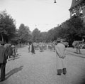 'C' Squadron, 3rd/4th County of London Yeomanry (Sharpshooters) on parade in Hamburg, 1945