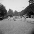 'C' Squadron, 3rd/4th County of London Yeomanry (Sharpshooters) parade, Hamburg, May 1945
