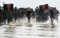 13 Air Assault Support Regiment, Royal Logistic Corps, training on the beaches of Mersea Island, Essex, 2011