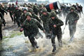 13 Air Assault Support Regiment, Royal Logistic Corps, training on the beaches of Mersea Island, Essex, 2011