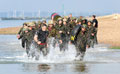 13 Air Assault Support Regiment, Royal Logistic Corps, training on the beaches of Mersea Island, Essex, 2011