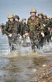 13 Air Assault Support Regiment, Royal Logistic Corps, training on the beaches of Mersea Island, Essex, 2011
