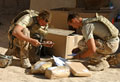 Postal delivery to troops of 16 Air Assault Brigade on operation in Afghanistan, 2008