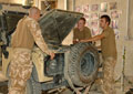 Light Aid Detachment (LAD) vehicle mechanics, Afghanistan, 2008