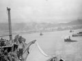 'Orion leaving Cape Town', 3rd County of London Yeomanry (Sharpshooters) on board HMT Orion, en route to Egypt, 1941