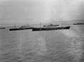 'U.S. Shipping in the Bay, loaded with planes for RAF. (How very neutral)', Cape Town, South Africa, 1941