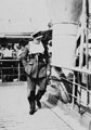 'Maj. G.G.L. Willis', 3rd County of London Yeomanry (Sharpshooters), on board HMT Orion, en route to Egypt, 1941