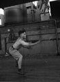 'Deck Tennis. Peter Pootle', 3rd County of London Yeomanry (Sharpshooters) on board HMT Orion en route to Egypt, 1941