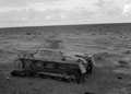 'Hun Mk I tank', disabled Pzkfw I tank, 1941