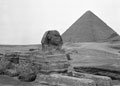 'The Sphynx [sic] and Cheops, the largest Pyramid in Egypt', 1942 (c)