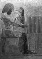 Egyptian wall relief, 1942 (c)