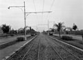 'Tramway track leading to Pyramids. Mena Road', Egypt, 1942 (c)