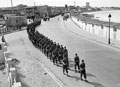 'Alexandria. Sidi Bishr. Memorial Church Parade H.Q.Sqdn', 3rd County of London Yeomanry (Sharpshooters), Egypt, 1942