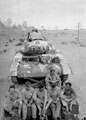 'On the flats, Brian, Mike, Arthur, Geof, Bill and Norrie', 1942