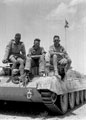 Tank crew of 3rd County of London Yeomanry (Sharpshooters) in North Africa, 1942 (c).